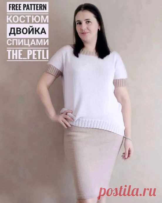 Вязаная спицами юбка Пряжа Vela (хлопок/вискоза/ПА), 550м/100г, в 2 нити. Спицы 4.0, для пояса 3.5. Размер 48, рост 167см, ОБ 100смЮбка сверху вниз без шов. Базовая, низкой посадкиМерки:Обхват пояса (ОП) 86см Я вяжу юбку низкой посадки, линия пояса смещена вниз на 7см от талииОбхват бедер (ОБ) 100смДлина юбки...