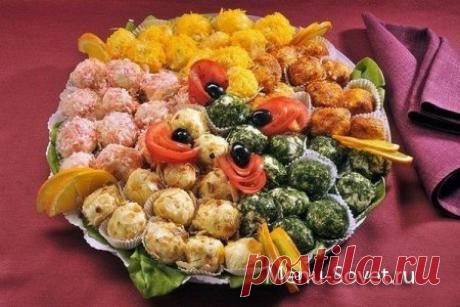 Закусочные сырные шарики на праздничный стол