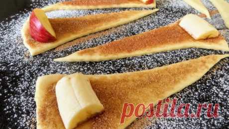 Рецепт из старенькой бабушкиной тетрадки / Хоть с бананами, хоть с яблоками!