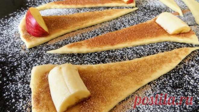 Рецепт из старенькой бабушкиной тетрадки / Хоть с бананами, хоть с яблоками!