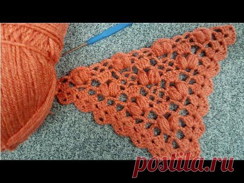 Каштет Фисташковый платок и модель для вязания