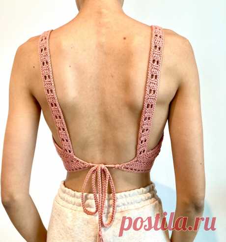 Crochet Top PATTERN Sunburst Mosaic Bralette Pattern | Etsy Россия