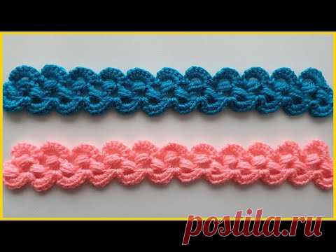 Ажурное ленточное кружево. Вязание крючком / Ribbon lace crochet