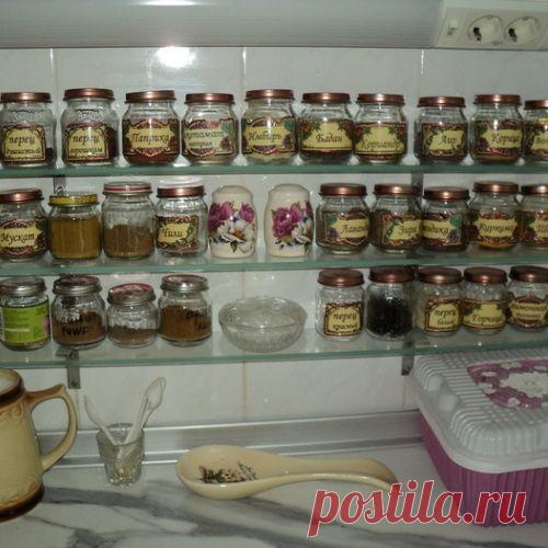 Этикетки для специй