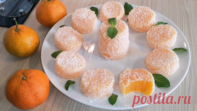 Мандариновый лукум — необычный рецепт домашнего десерта