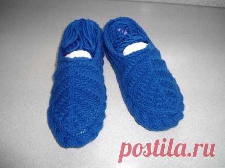 Тёплые следки- мастер-класс - сохраните и поделитесь))