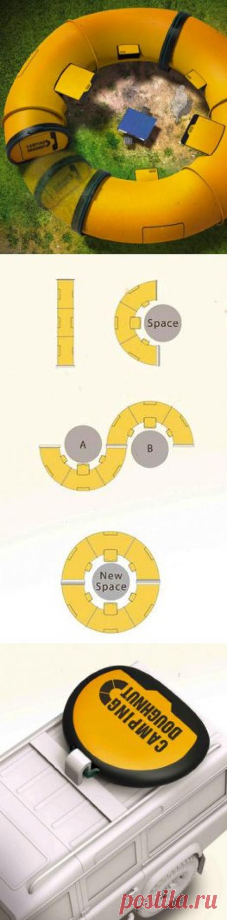 Палатка-пончик