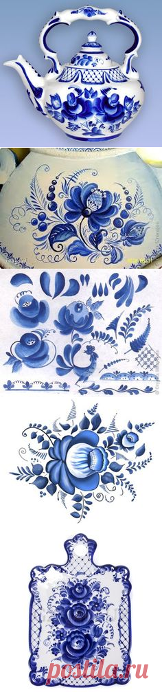 Лучших изображений на тему «гжель в Pinterest»: 109