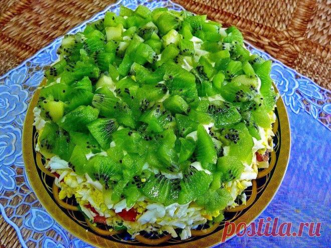 Вкусная еда - кулинарные рецепты на каждый день!: Салат "Изумрудная россыпь"