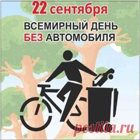 С праздником — Днём без автомобиля! Пусть этот день принесёт особое ощущение свободы, когда не спешишь в потоке машин, а идёшь в своём ритме.