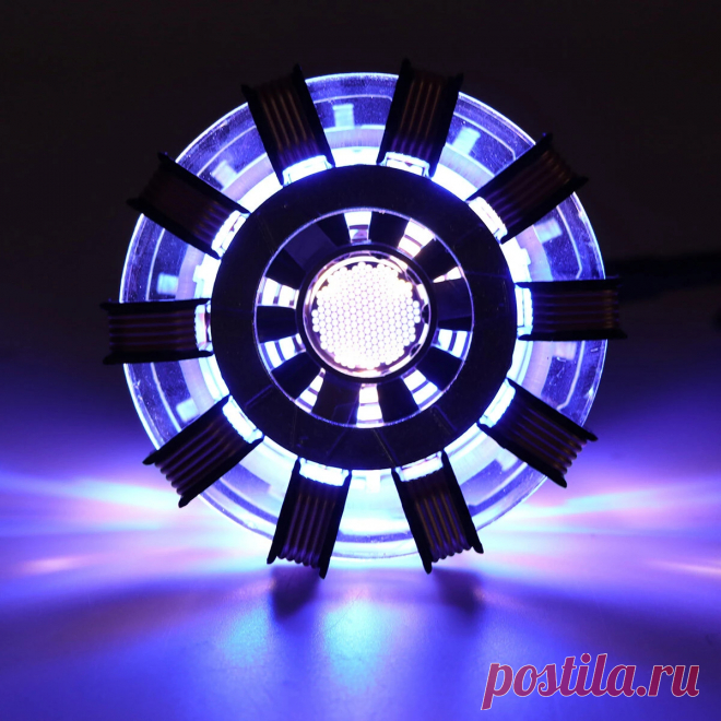 Display Box DIY Arc Reactor Model Men Heart Kit LED Chest USB Movie props Light - US$89.99