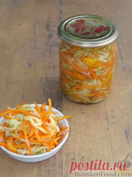 Закуска Кабачки по-корейски на RussianFood.com