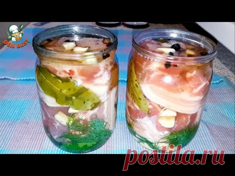 Кладу МЯСО в банку и получаю ВКУСНЕЙШУЮ закуску. Любимый ВКУС с ДЕТСТВА.