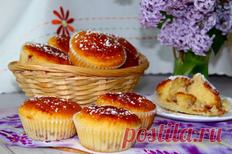 Маффины с вареньем на кефире рецепт с фото пошагово - 1000.menu