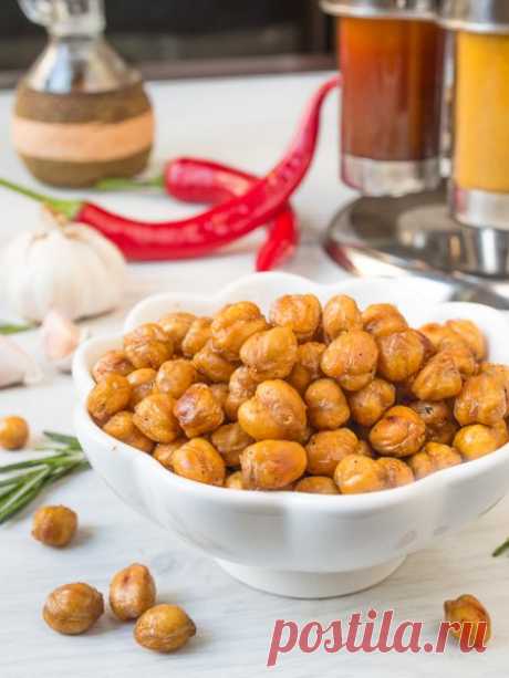Рецепт хрустящего печеного нута на Вкусном Блоге