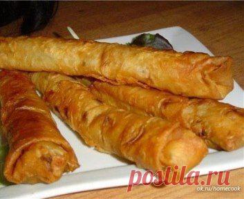 Горячая закуска из лаваша