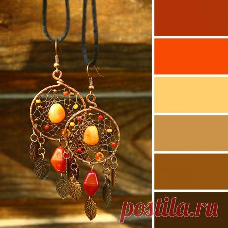 15 чудесных осенних палитр в работах мастеров Ярмарки - Ярмарка Мастеров - ручная работа, handmade