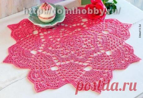 Ажурные салфетки крючком