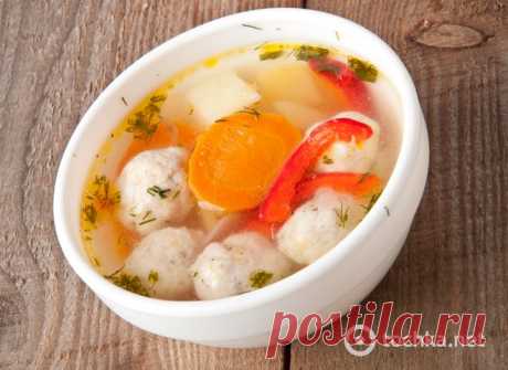 Суп с фрикадельками: рецепт вкусного рыбного блюда