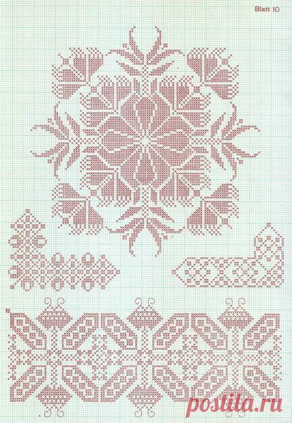 think visual: Alpine foreign hand-work patterns
