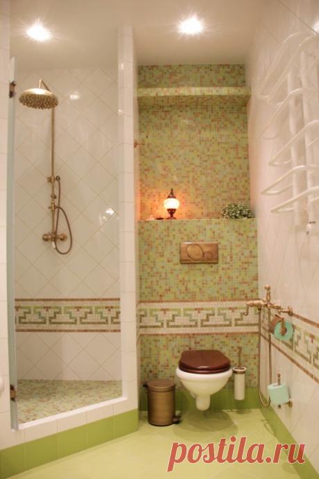 20 идей оформления ванной комнаты с душевой кабинкой