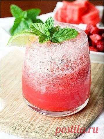 Самый освежающий напиток лета — арбузный! — Вкусные рецепты