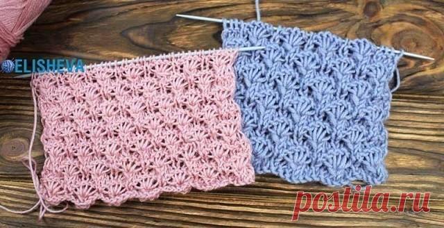 Турецкий узор спицами.
 группа 