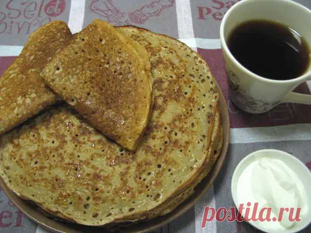 Блины гречневые сдобные ( рецепта И.М. Радецкого).кулинарный авось - Вкусно с Любовью - медиаплатформа МирТесен