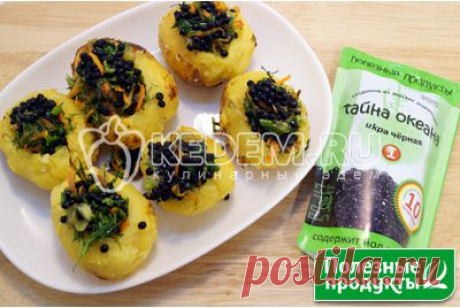 Печёный картофель с начинкой - Рецепты. Постные рецепты