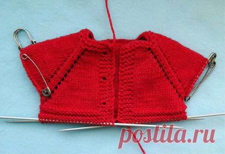Knitting Cardigan for Baby
