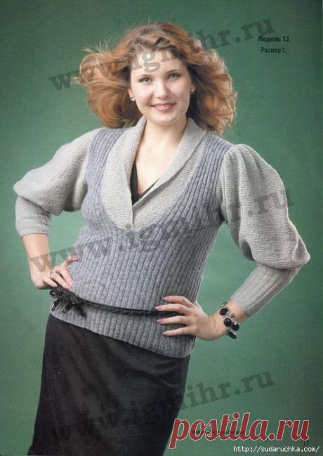 &quot;Вязаная одежда для солидных дам - модели Вашей мечты &quot;. Журнал по вязанию..