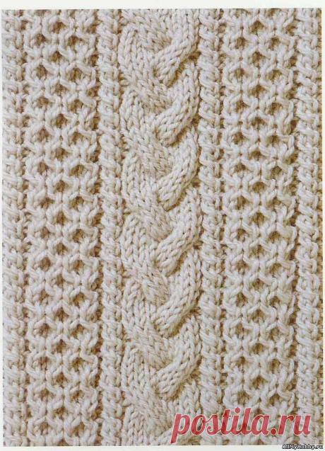 Схема вязания спицами №39 Аран (Aran) - Вязание спицами. Узоры