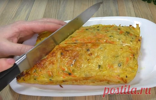 Заливной капустный пирог — ✎