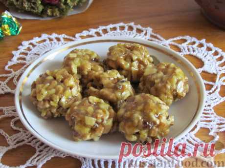 Рецепт: Лимонно-апельсиновые конфеты с орехами и медом на RussianFood.com