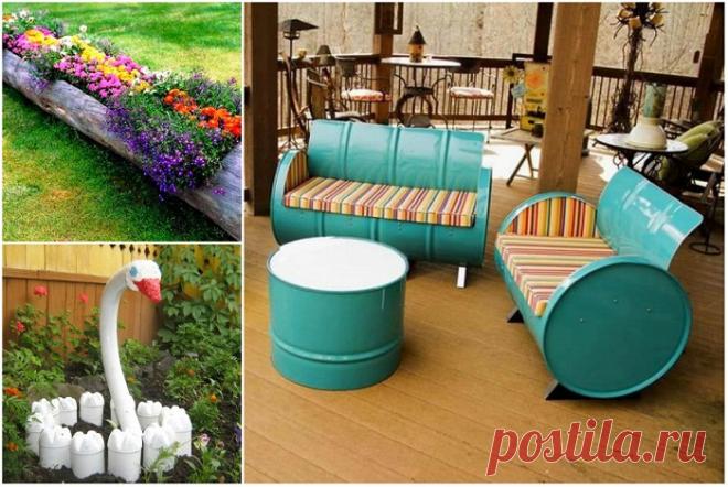 15 идей, которые превратят дачный хлам в исключительные вещицы на зависть всем соседкам