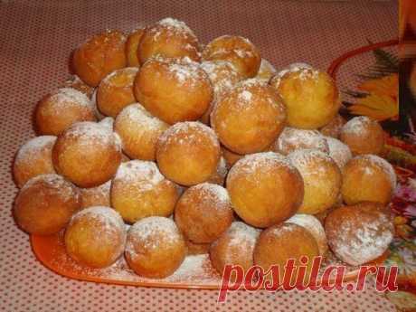 Пончики из творога. - Простые рецепты Овкусе.ру