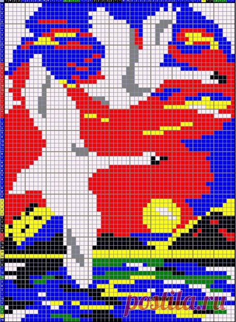 #рисункипоклеточкам #схема #вышивка #досуг #японскиекроссворды #киберкрот #цветные #лебеди
Автор рисунка: В. Г. Рахубенков (г. Карпинск)
Мега №2, 2013 кроссворд №11