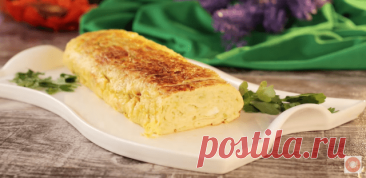 Пышный омлет на сковороде — Домашняя кулинария
