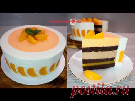 Муссовый мандариновый торт | Торт на Новый год | LoveCookingRu