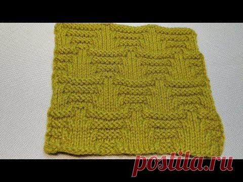 #482 ИНТЕРЕСНЫЙ УЗОР СПИЦАМИ 