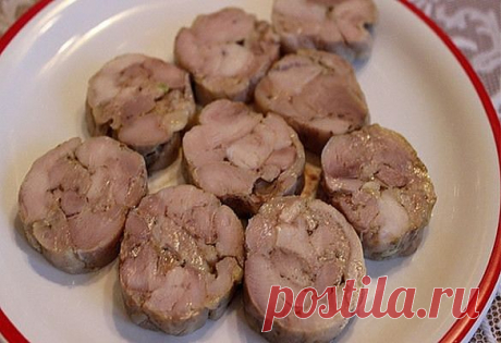 Колбаса куриная домашняя быстрого приготовления..