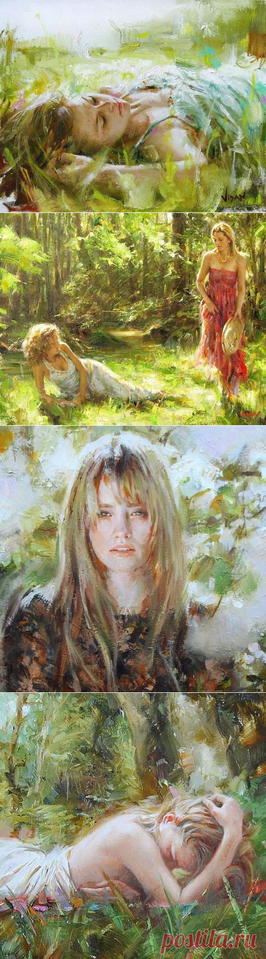 Художник Витторио Видан Данжелико (Vittorio Vidan Dangelico). Картины