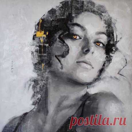 Моя итальянка...Сардинский художник Vanni Rocca