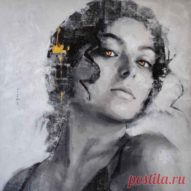 Моя итальянка...Сардинский художник Vanni Rocca