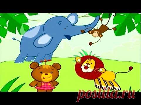 Обучающее видео для детей. Учим животных (в море, на небе, в джунглях) Часть 3