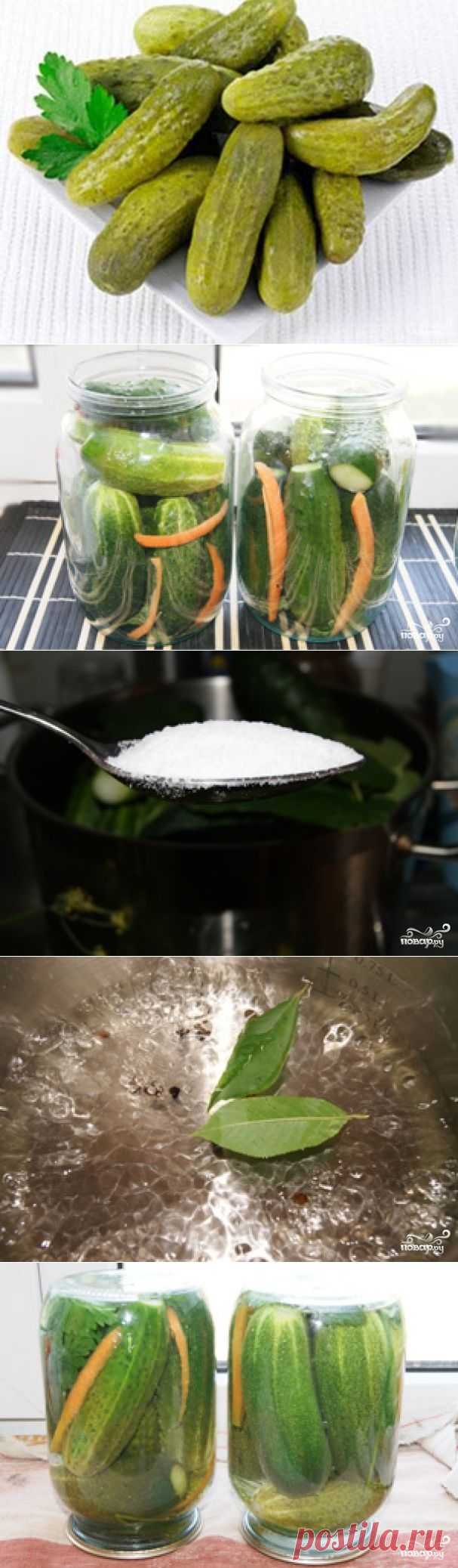 Маринованные огурцы хрустящие - пошаговый кулинарный рецепт на Повар.ру