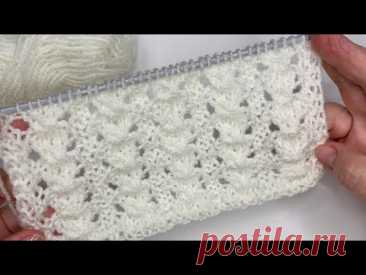 Learn this BEAUTIFUL lace knitting pattern in just minutes