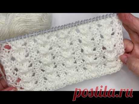 Learn this BEAUTIFUL lace knitting pattern in just minutes
