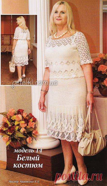 Костюм . Схемы, описание вязания