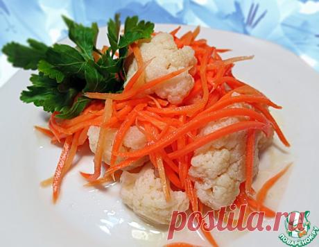 Маринованная цветная капуста по-корейски – кулинарный рецепт